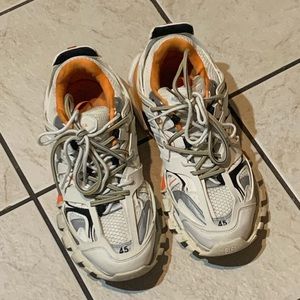 Balenciaga Orange Track Sneakers